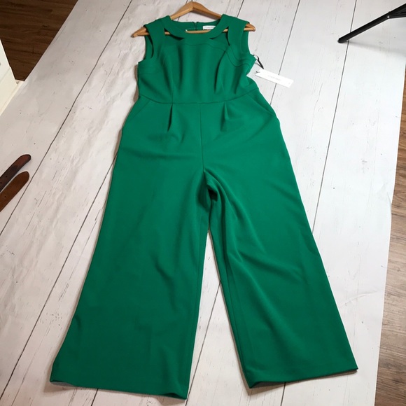 Calvin Klein Pants - Calvin Klein Jumpsuit NWT Size 10 Kelly Green